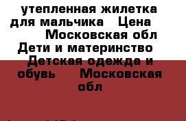 утепленная жилетка для мальчика › Цена ­ 1 000 - Московская обл. Дети и материнство » Детская одежда и обувь   . Московская обл.